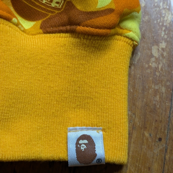 BAPE x PUBG Shark Full Zip Hoodie Orange - Picture 12 of 12